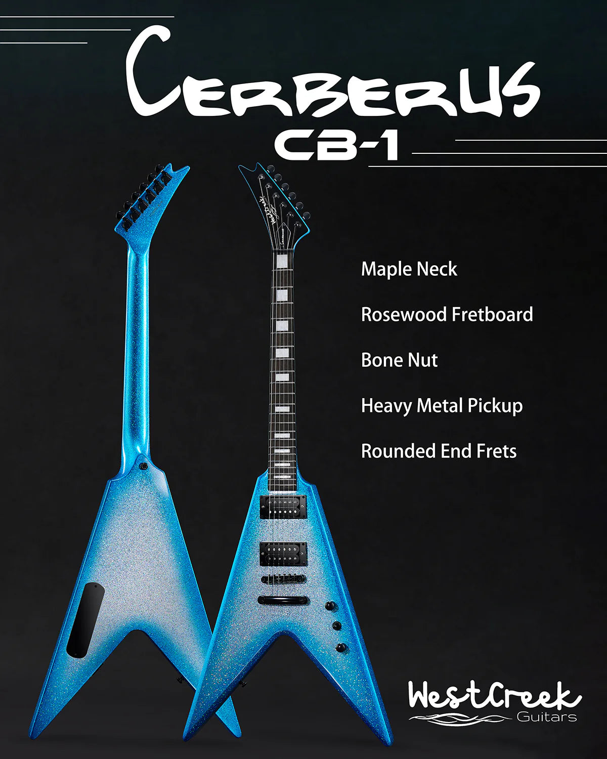 WestCreek CERBERUS Solid Body Electric Guitar – WestCreeks-Guitars