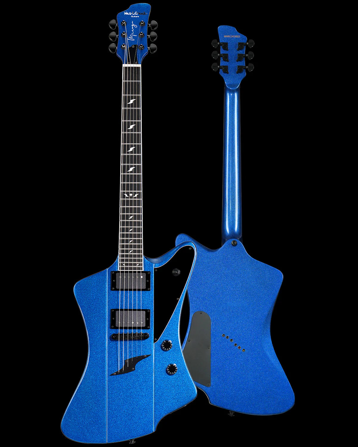 WestCreek Mirage Solid Body Electric Guitar (Blue)