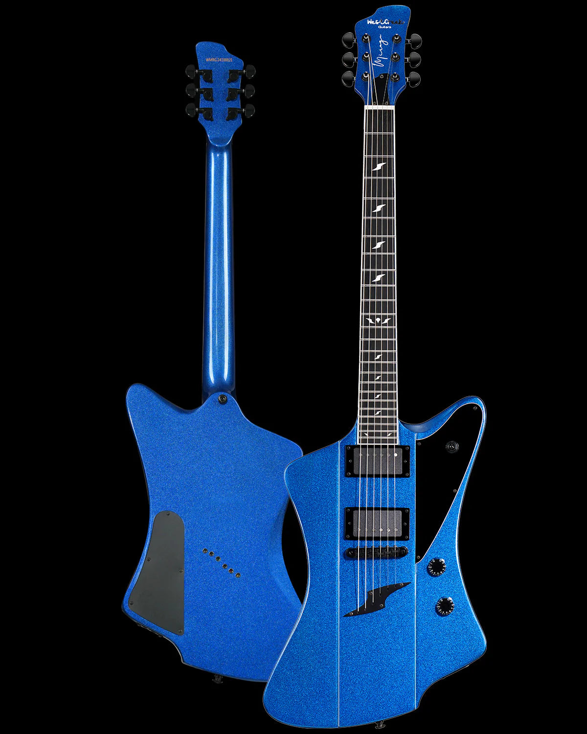 WestCreek Mirage Solid Body Electric Guitar (Blue)