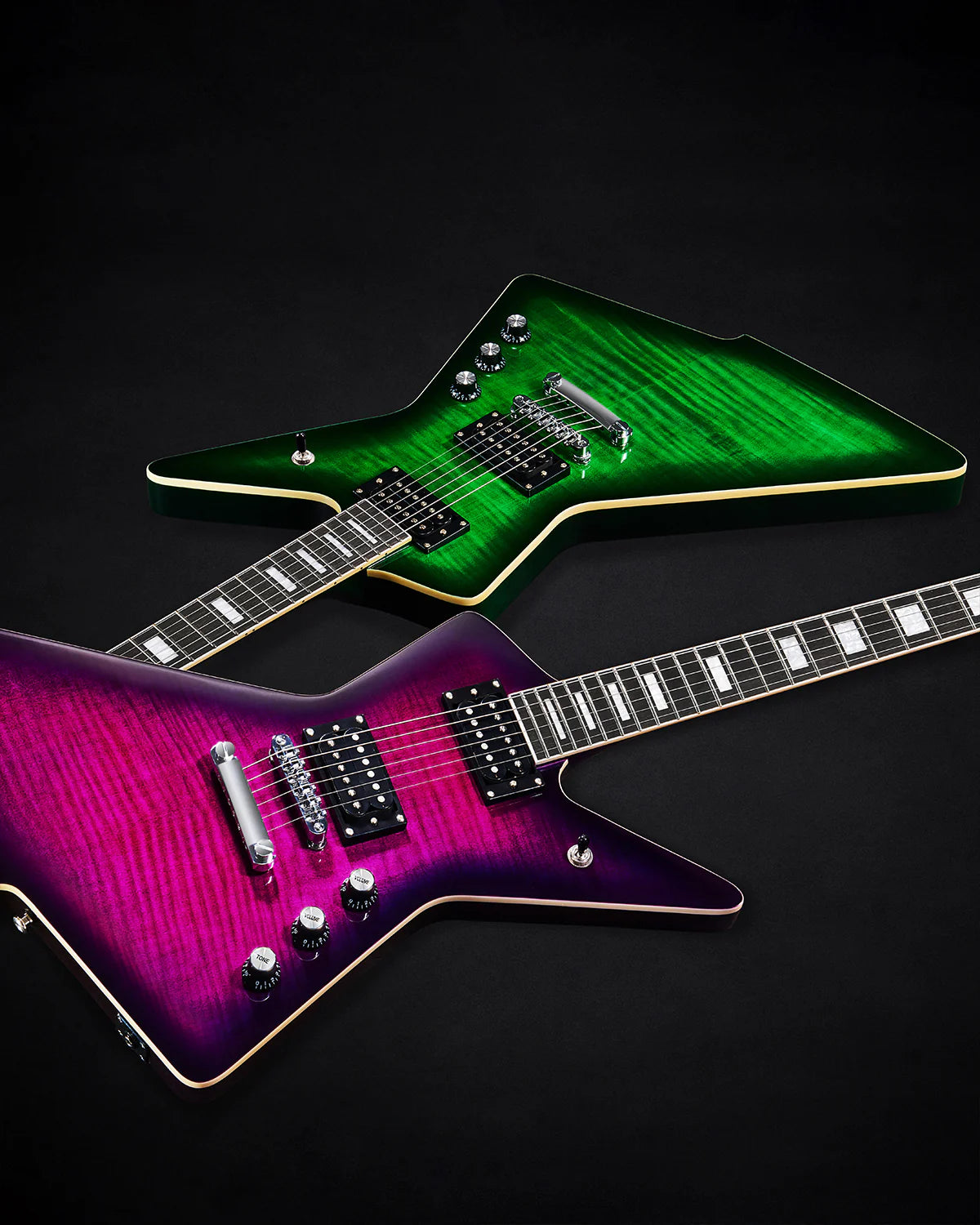 WestCreek Revenge Right Handed Electric Guitar ( Green Lizard )