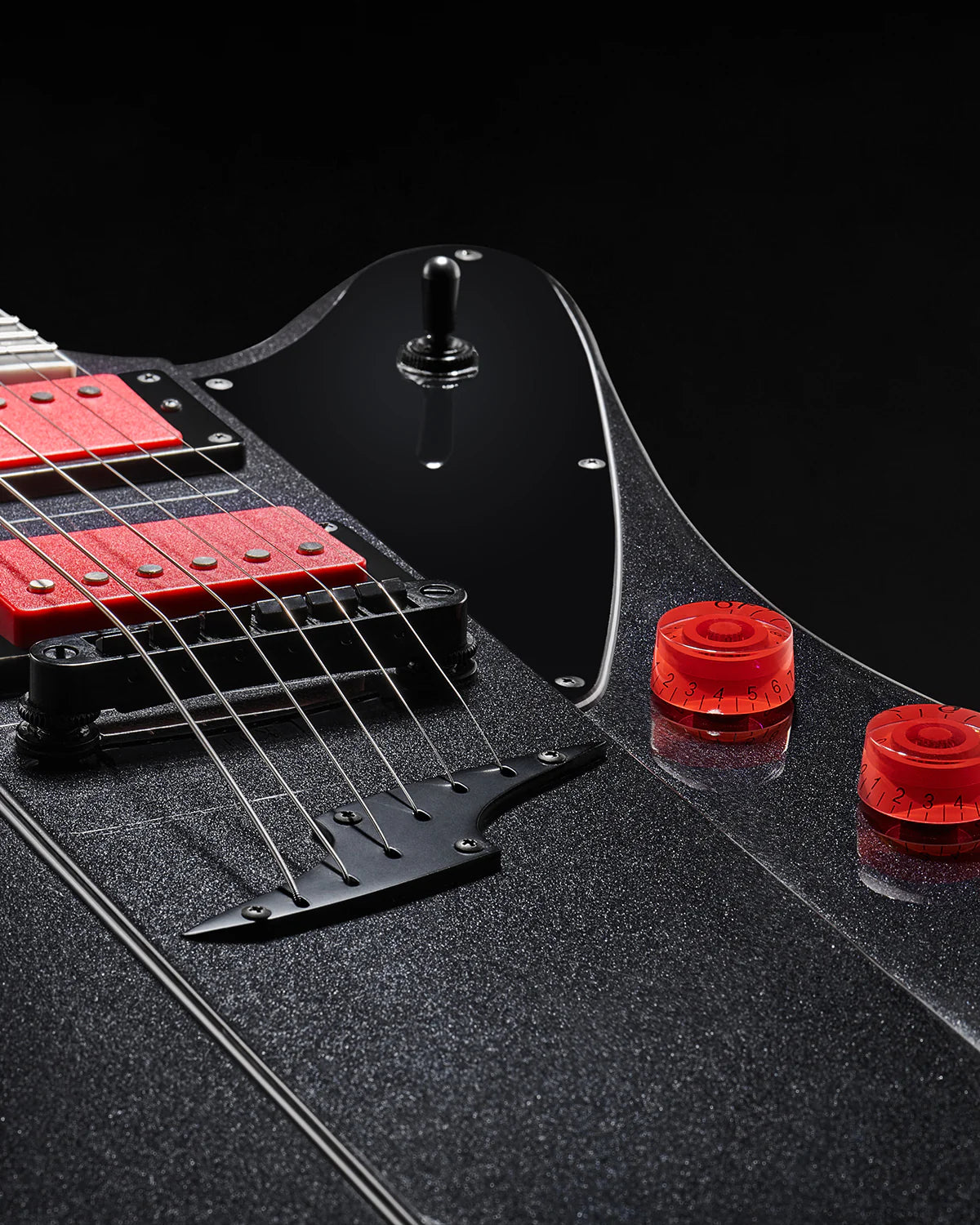 WestCreek Mirage Solid Body Electric Guitar (Black)