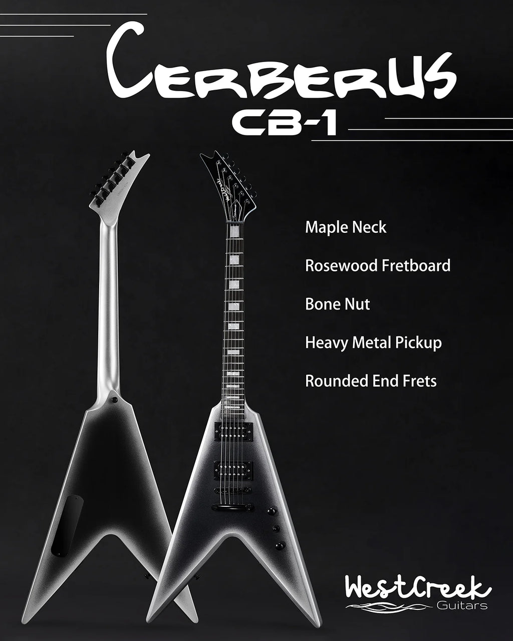 WestCreek CERBERUS Solid Body Electric Guitar