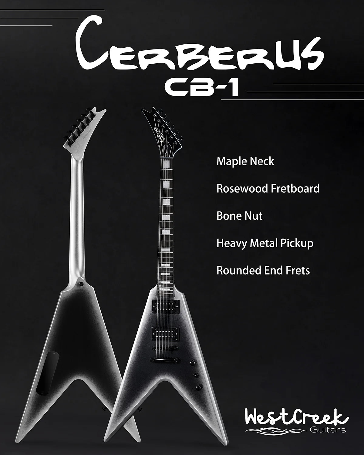 WestCreek CERBERUS Solid Body Electric Guitar
