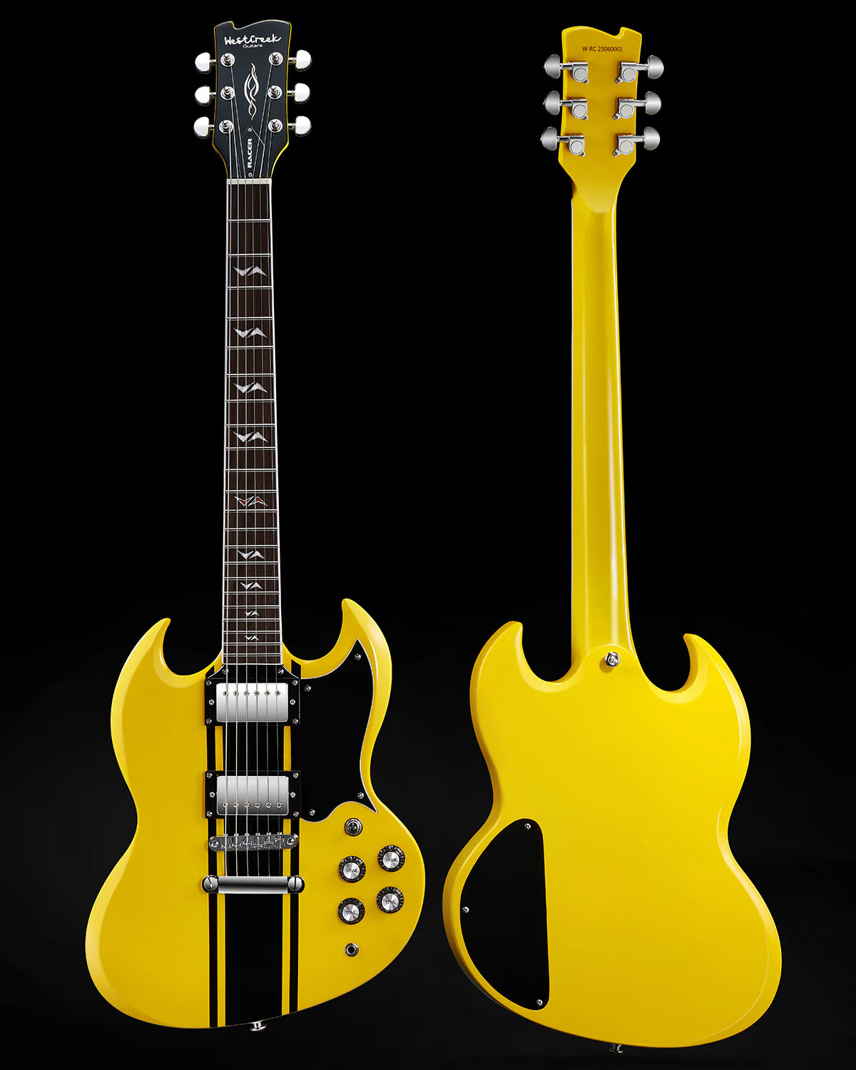 WestCreek RACER Solid Body Electric Guitar (Bumble-B)