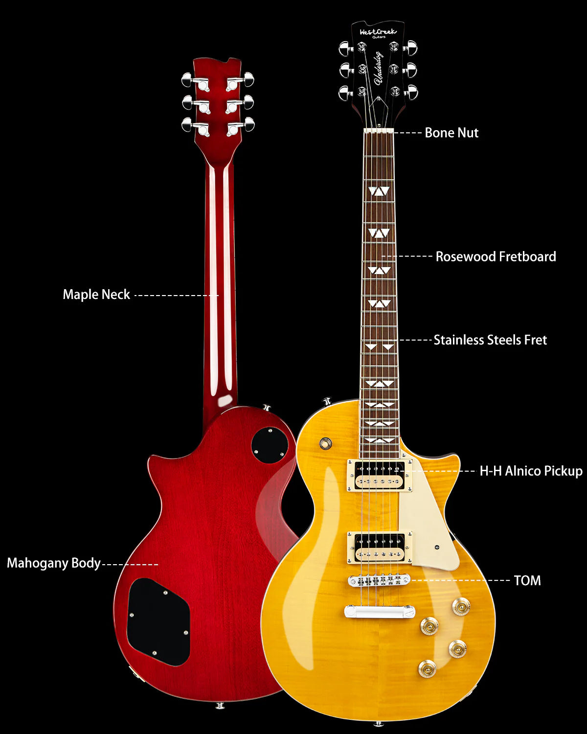 WestCreek Underdog Solid Body Electric Guitar