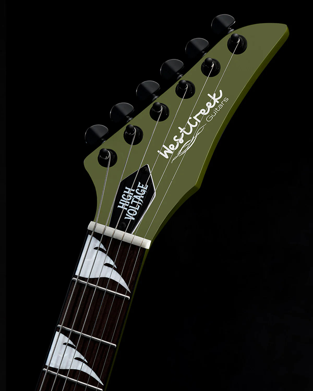 WestCreek Guitars HIGH VOLTAGE（HV）Heavy Metal Solid Body Electric Guitar (Green)