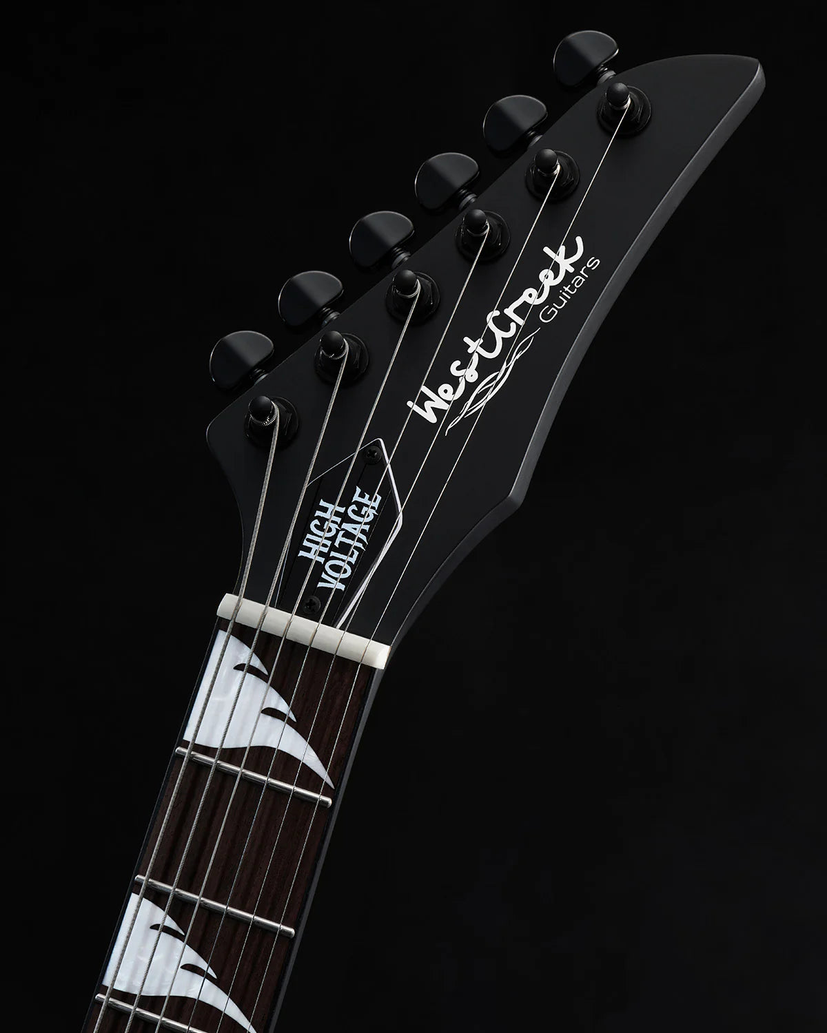 WestCreek Guitars HIGH VOLTAGE（HV）Heavy Metal Solid Body Electric Guitar (Black)