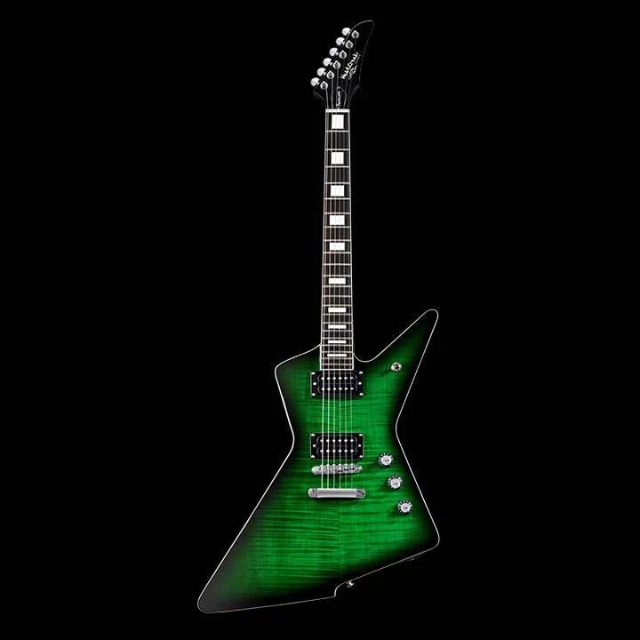 WestCreek Revenge Right Handed Electric Guitar ( Green Lizard )