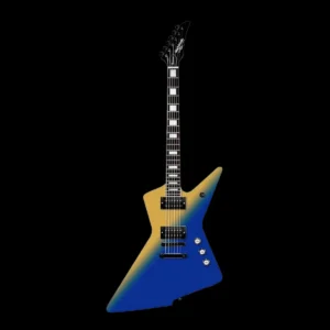 WestCreek Revenge Solid Body Electric Guitar (Blue Yellow Gradient)